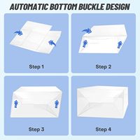 Boîte de protection pliable anti-poussière en plastique transparent avec logo personnalisé pour cartes à collectionner, boîte de rappel de collection ETB, étui de rangement et de présentation