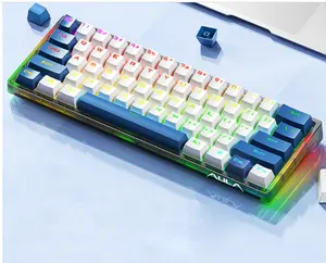 Teclado mecánico inalámbrico de tres modos para AULA F3261, buena calidad, para videojuegos