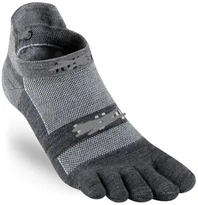 Can Custom OEM Design And Color Yoga Comfortable Magnetic Toe Grey Custom 5 Finger Socks