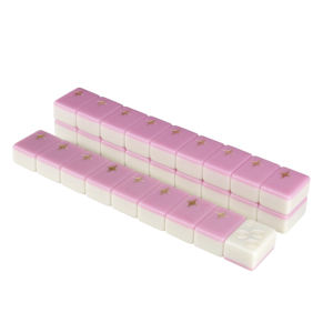 ใหม่ไพ่นกกระจอกจีน X-กระเบื้องอะคริลิคขนาดใหญ่144<span class=keywords><strong>เลข</strong></span>1.5 "กระเบื้องทองขนาดใหญ่ชุดเกมไพ่นกกระจอกทั้งโปร - Product Image 3