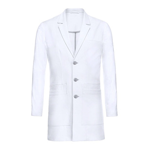 Nuovo <span class=keywords><strong>camice</strong></span> da laboratorio da <span class=keywords><strong>uomo</strong></span> estivo in esclusiva divisa medica Color Rayon per uso ospedaliero stampato modello OEM - Product Image 6