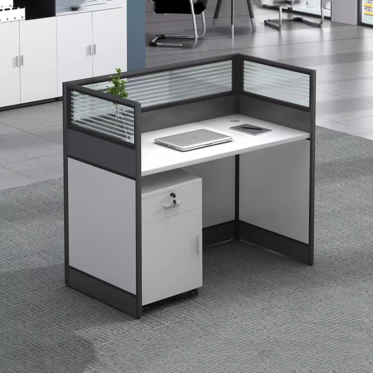 Designer Single Table Modern single office table design workstation furniture cubicle for ...