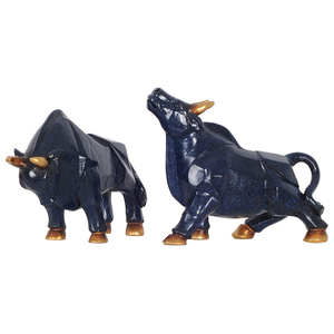 European Simple Light Luxury Lucky Cow Epoxy <b>Resin</b> Sculpture Ornament Home Decor - Product Image 2