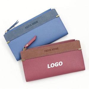 Cartera Larga Elegante para Mujer con Cierre y Monedero, Bolso de Mano Moderno para Regalo - Product Image 1