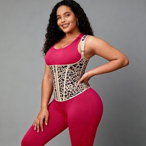 Top Moldeador de Cintura con Cierre, Antibacteriano, Grueso, para Mujer, Comercio Exterior Transfronterizo Personalizado de Lulu, Moldea el Abdomen con Látex - Product Image 2