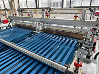 Machine de fabrication de sacs PE PP BOPP à double voie à scellage latéral à grande vitesse RQL-600x2