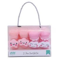 Chaussettes pour bébés nouveau-nés respirantes en tricot 3D à motif animalier de dessin animé, collection automne transfrontalière, coffret cadeau