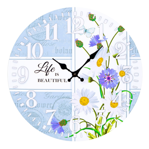 นาฬิกาแขวนผนัง (40 ซม.) ชีวิตนั้นสวยงาม JUSTAMINUTE หลากสี 21556 - Product Image 2