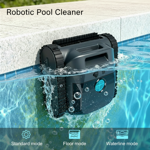 Aspirateur robotisé sans fil pour piscines, nettoyage des parois et des lignes d'eau, <span class=keywords><strong>filtration</strong></span> fine, navigation intelligente prolongée de 90 minutes, prise en charge de l'application - Product Image 2