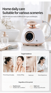 Appareil de beauté numérique en or rose blanc, machine d'épilation à affichage numérique, appareil de soins personnels - Product Image 6
