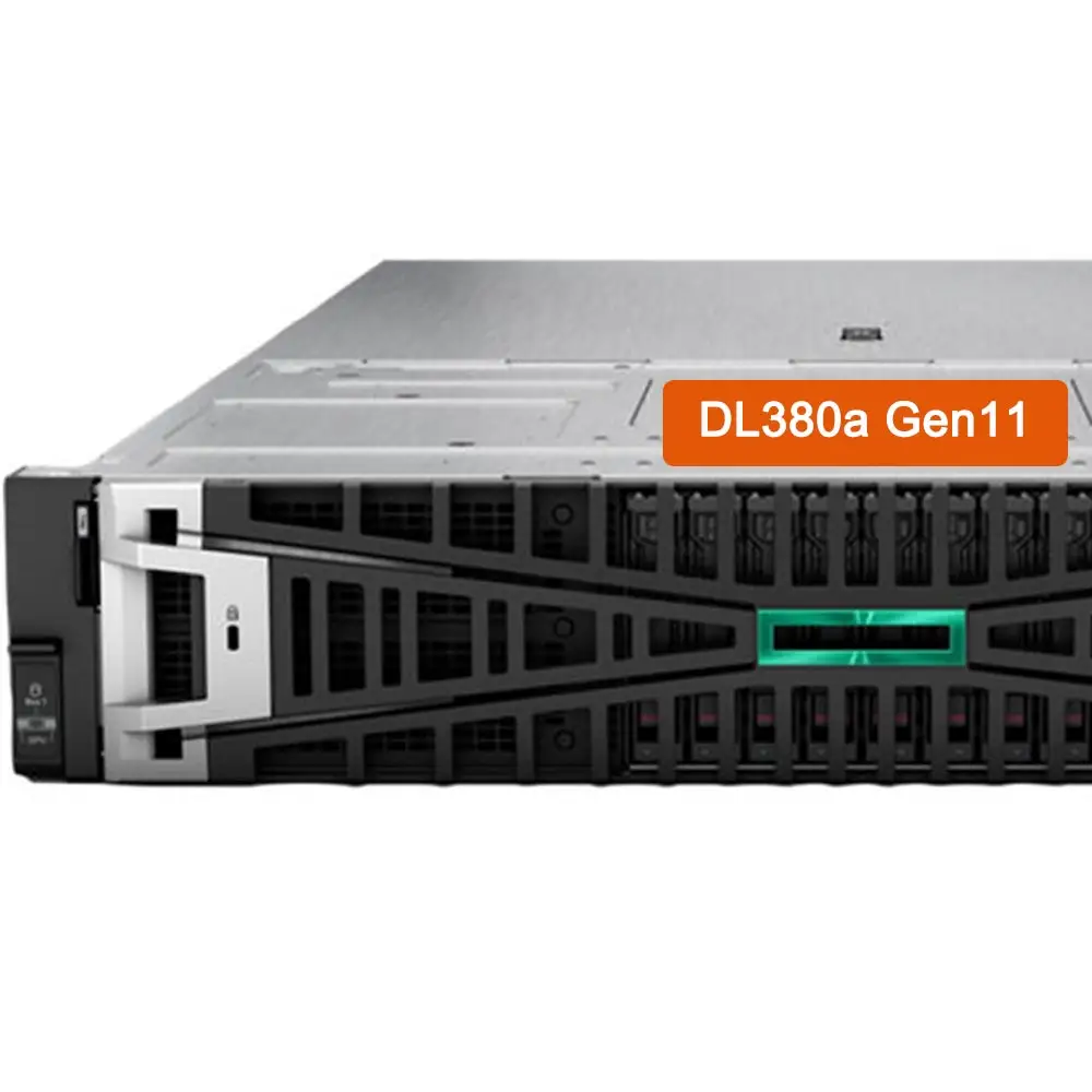 Высокоскоростная скорость передачи данных Hpe Proliant Dl380 Gen11 сервер 4-го 5-го поколения Intel Xeon Масштабируемые процессоры 64 Ядра 8 ТБ памяти