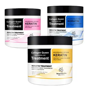 Tratamento hidratante de alisamento de cabelo com queratina, proteína alisadora brasileira, queratina, colágeno, tratamento com queratina