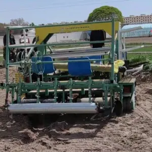 Tohum fide dikim makinesi tarım makineleri için bitki fide makinesi fiyat küçük sebze ayarlanabilir transplanter