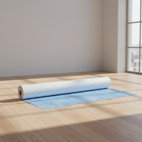 Pintura de Aislamiento, Protección de Piso Reutilizable, Película de PE, Sin Residuos, Protector de Alfombra para Construcción