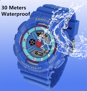 Relojes Analógicos Digitales de Color Caramelo SHHORS, Reloj de Pulsera Unisex de Moda Resistente al Agua 3 ATM - Product Image 6