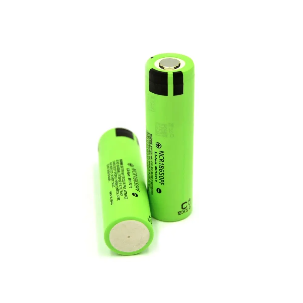 Importação original do Japão 2015 Alto Dreno 10a 18650 Li-Ion Celular 3.7v 2900mah Alta Dreno Bateria Recarregável Para Ncr18650pf