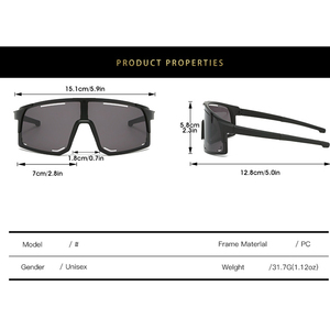 Gafas de Sol Deportivas Retro Grandes 2025 para Ciclismo al Aire Libre, Protección UV400, 100% Resistentes al Viento, Modelo Viper para Hombre - Product Image 5