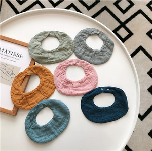 MAIKESI bavaglini di mussola per <span class=keywords><strong>neonati</strong></span> in 360 Unisex di cotone 100% asciugamano per Saliva per bambini asciugamano per alimenti complementari - Product Image 4