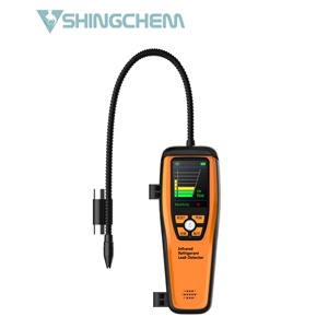 CFC HCFC HFC diğer gazları test etmek için taşınabilir yüksek verimli yarı iletken soğutucu kaçak dedektörü 1 yıllık el ekipmanı - Product Image 3