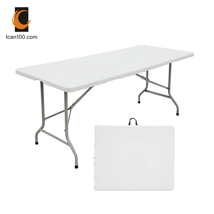 Table de pique-nique rectangulaire, plastique, facile à plier, barbecue, Camping en plein air, populaire européen et américain