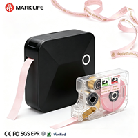 Imprimante thermique sans fil 203 dpi pour étiquettes thermocollantes – Imprimante durable et résistante à l'eau pour étiquettes nominatives pour uniformes Marklife R15