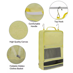 Organisateur de placard portable spécial, étagères suspendues pour armoire, organisateur suspendu en toile, organisateur de bagages de voyage - Product Image 5