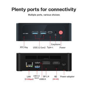 Mini PC <span class=keywords><strong>Beelink</strong></span> <span class=keywords><strong>SER5</strong></span> AMD R5 5500U con Windows 11, Carcasa Metálica, LAN 2.5G, WiFi 6, BT5.2, 16GB/32GB DDR4, Compatible con Pantalla Dual DP 1.4 y 4K HD - Product Image 5