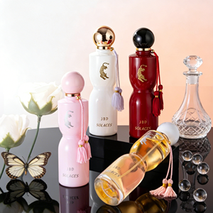 Women's Floral Fresh Eau De Toilette Luxury Perfume Bottle Tiger Design Modern Luxurious <b>Style</b> Pink Tassel Long Lasting <b>Spray</b> - Product Image 5