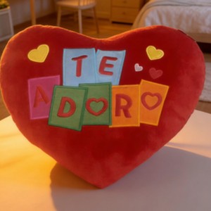 Wholesale Custom Hearts <b>Pillows</b> Valentine's Day Heart-Shaped Love <b>Pillow</b> Plush Toy Wedding Gift PP Cotton Filling Unisex Party - Product Image 1