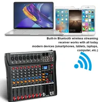 Voxfull CT-8 Contrôleur DJ/Console de Mixage Audio Fournisseur Chine Qualité Professionnelle Table de Mixage Audio 8 Canaux