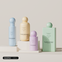 Fournisseur de bouteilles d'emballage pour soins personnels en HDPE personnalisées de 100/120/200/300 ml, bouteille de shampooing, bouteille de lotion pour le corps, bouteille de toner en spray avec bouchon à bille