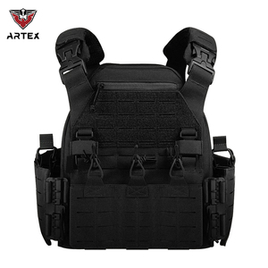 Gilet tactique léger à dégagement rapide, porte-plaques réglable avec système Molle, pour la chasse, l'entraînement et la sécurité en extérieur - Product Image 1