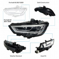 Ensemble de phares à LED haute performance pour Audi A3 2017-2020, accessoires automobiles, référence OE 8V0941773C 8V0941774K