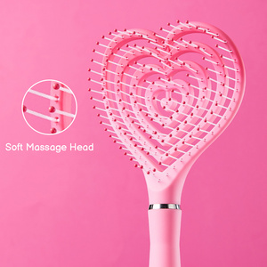 MINISO <span class=keywords><strong>Barbie</strong></span> Series Lindo en forma <span class=keywords><strong>de</strong></span> corazón Forma esponjosa Peine <span class=keywords><strong>de</strong></span> hueso Cabello largo y recto Cojín <span class=keywords><strong>de</strong></span> aire Peine <span class=keywords><strong>de</strong></span> masaje Se puede personalizar - Product Image 3