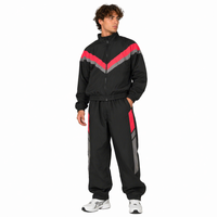 Pantalon de survêtement décontracté respirant et imperméable avec logo personnalisé, grande taille, coupe-vent color block, uniforme d'équipe scolaire, privé