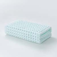350GSM 100% Cotton 14*30inch Waffle Weave Face Towel Customized Print White Tea Towel Blank Kitchen Towels