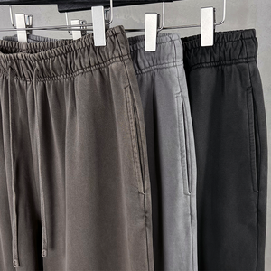 100% 순면 450/480GSM 고품질 피그먼트 워싱 염색 오버사이즈 풀오버 맞춤 디자인 헤비웨이트 압축 스트링리스 후드티 - Product Image 3