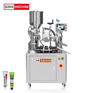 Knijp Zachte Buizen Verpakking En Vulmachine Smi Automatische Roterende Draaitafel Vul-En Sluitmachine Szhx Plastic Water