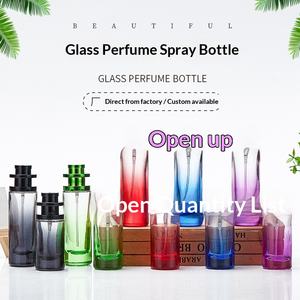 Vente en gros, grande réduction, <span class=keywords><strong>flacon</strong></span> de <span class=keywords><strong>parfum</strong></span> <span class=keywords><strong>vide</strong></span> en verre portable rechargeable de 30 ml, couleur dégradée, vaporisateur - Product Image 2