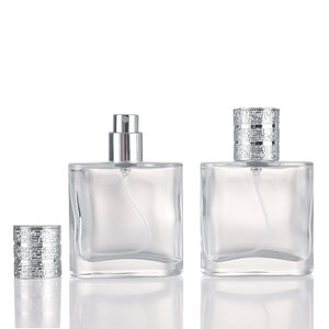 Bán buôn tùy chỉnh 30ml nước hoa vuông sang trọng thiết kế mới chai nước hoa thủy tinh 30ml 50ml 100ml Rỗng với nắp vặn để đóng gói - Product Image 3