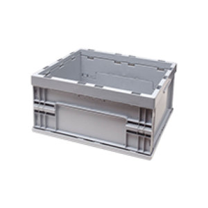 C-4322 Etap Foldable Nestable Plastic Folding Container Space-Saving <b>Crate</b> for Industrial Storage - Product Image 1