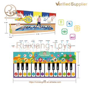 148*60CM tapis de <span class=keywords><strong>Piano</strong></span> DinosaurStyle tapis de jeu Portable musique clavier <span class=keywords><strong>Piano</strong></span> <span class=keywords><strong>jouer</strong></span> tapis de gymnastique bébé tapis Musical avec pédale <span class=keywords><strong>Piano</strong></span> - Product Image 2