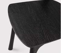 Ensemble Table et Chaises de Salle à Manger en Bois Massif, Style Urbain Nordique, Rectangulaire, pour Cuisine, Restaurant ou Salle à Manger