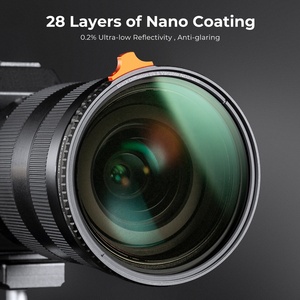 K & F Concept 82Mm Black Mist 1/4 + ND2-400 Bộ Lọc ND Biến Đổi Với Màng Màu Xanh Lá Chống Phản Chiếu 28 Lớp Hai Mặt - Product Image 4