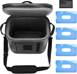 Taşınabilir 840D TPU yumuşak soğutucu çanta özel desen seyahat yalıtımlı su geçirmez buz göğüs soğutucusu kutu balıkçılık yürüyüş - Product Image 2