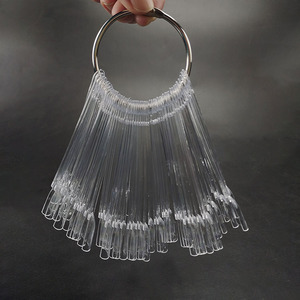 Fan Hình 50 Lời Khuyên Thực Hành Swatch Biểu Đồ Màu Sắc Tự Nhiên Trong Suốt Màu Trắng Móng Tay Màu Đen Kit Nail Mẹo Hiển Thị - Product Image 2