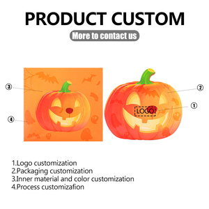 Palette d'ombres à paupières duochrome mate et chatoyante avec logo personnalisé Palette d'ombres à paupières en forme de citrouille pour <span class=keywords><strong>Halloween</strong></span> <span class=keywords><strong>maquillage</strong></span> hautement pigmenté - Product Image 5