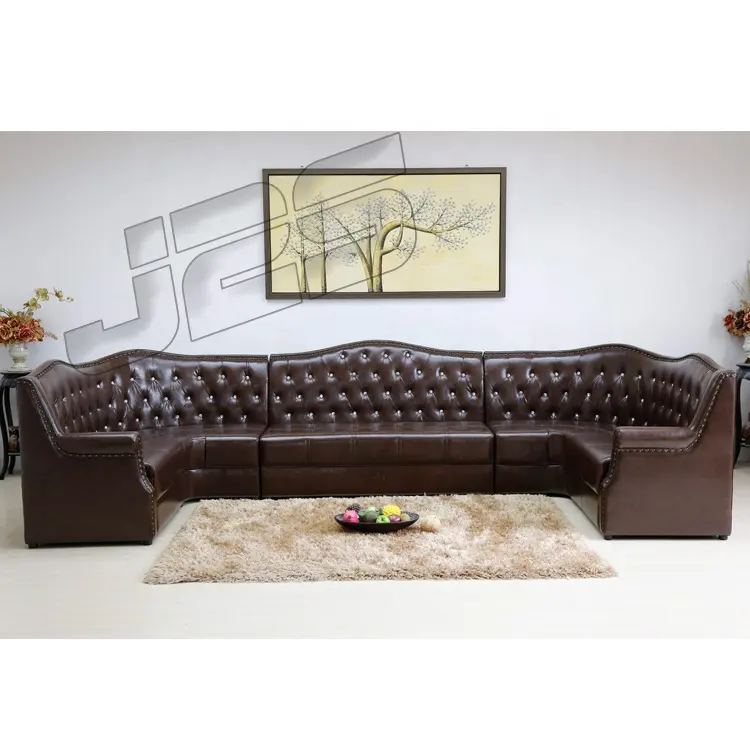 Canapé d'angle en cuir, meubles de Restaurant, places, moderne