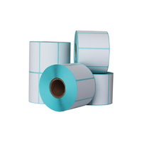 Étiquettes adhésives thermiques en papier synthétique blanc en rouleau, étiquettes 4x6, étiquettes adhésives 6A, autocollants d'impression 100x150