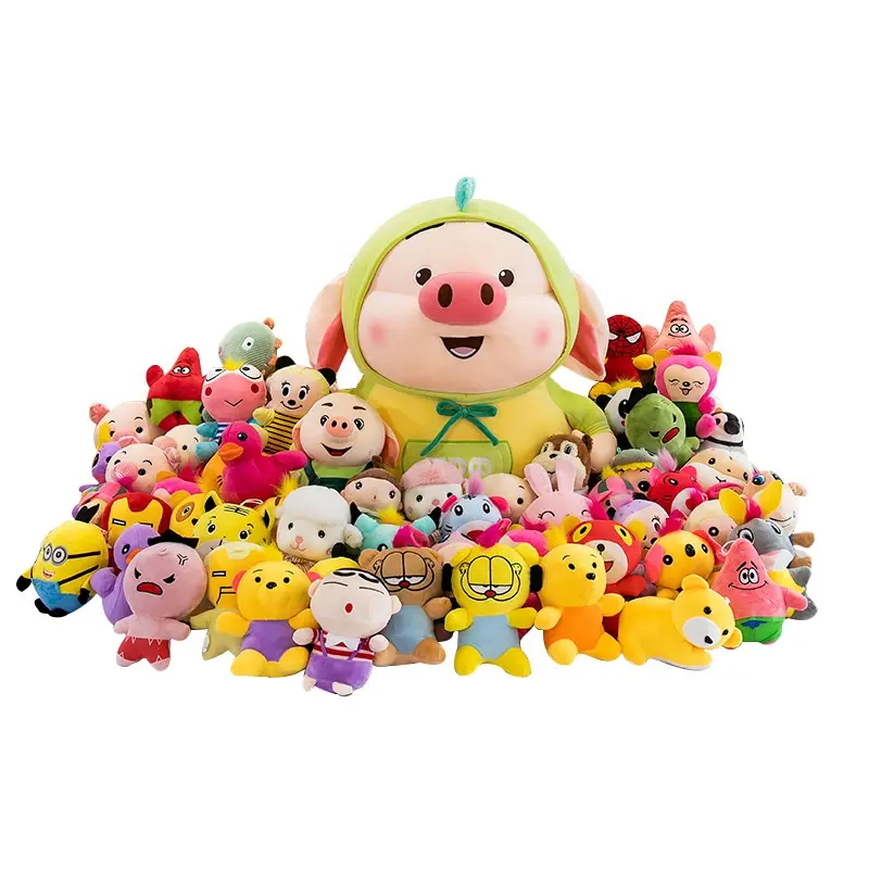 New arrival Cheap Promotion Claw Machine Doll 16-20cm mix toys wholesale